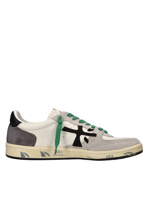 Sneakers in pelle PREMIATA | BSKT CLAY VAR.6994BIANCO-GRIGIO-NERO